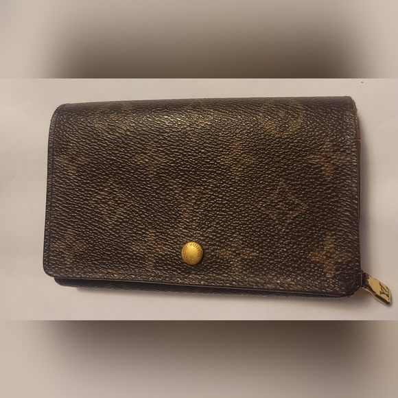 Vintage Louis Vuitton Monogram Porte Monnaie Bifold Wallet Authentic - Picture 1 of 12